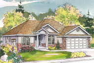 Ranch House Plan - Marlowe 30-362 - Front Exterior 