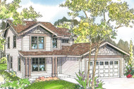 Craftsman House Plan - Wendover 30-558 - Front Exterior 