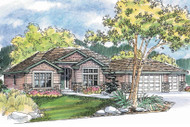 Ranch House Plan - Clearfield 30-318 - Front Exterior 