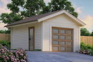 Traditional House Plan - Garage 20-045 - Front Exterior 