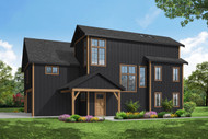 Contemporary House Plan - Riverhurst 31-315 - Front Exterior 