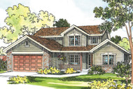 Country House Plan - Everett 30-176 - Front Exterior 
