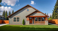 Craftsman House Plan - Garage w/ Living 20-276 - Front Exterior 