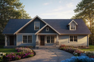 Bungalow House Plan - Nashua 31-023 - Front Exterior 