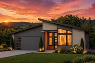 Modern House Plan - Cypress Ridge 31-451 - Front Exterior 
