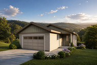 Cottage House Plan - Oak Crest 31-403 - Front Exterior 