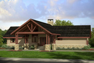 Lodge Style House Plan - Spindrift 31-016 -  