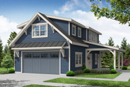 Craftsman House Plan - Garage 20-291 - Front Exterior 