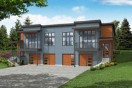 Contemporary House Plan - Palisade 60-064 - Front Exterior 