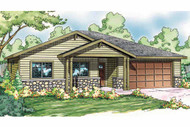 Craftsman House Plan - Bandon 30-758 - Front Exterior 