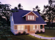 Bungalow House Plan - Richardson 30-102 - Front Exterior 