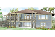 Prairie House Plan - Northshire 30-808 - Front Exterior 