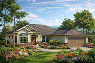 Ranch House Plan - Arvada 30-261 - Front Exterior 