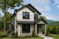 Contemporary House Plan - Montrose 30-823 - Front Exterior 