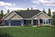 Ranch House Plan - Laceflower 31-118 - Front Exterior 