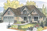 Craftsman House Plan - Wilsonville 30-517 - Front Exterior 