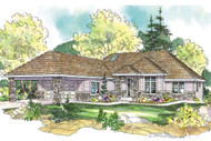 Contemporary House Plan - Stonechase 11-133 - Front Exterior 