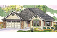 Traditional House Plan - Porterville 30-695 - Front Exterior 