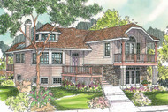Cottage House Plan - Sherbrooke 30-371 - Front Exterior 