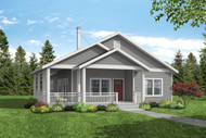 Country House Plan - Woods Creek 31-299 - Front Exterior 