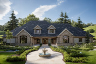 Classic House Plan - Laurelwood 30-722 - Front Exterior 