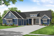 Craftsman House Plan - Holly Springs 31-267 - Front Exterior 