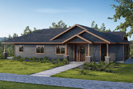 Ranch House Plan - Hopewell 30-793 - Front Exterior 