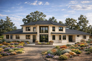 Contemporary Mediterranean House Plan Designed for Scenic Living 