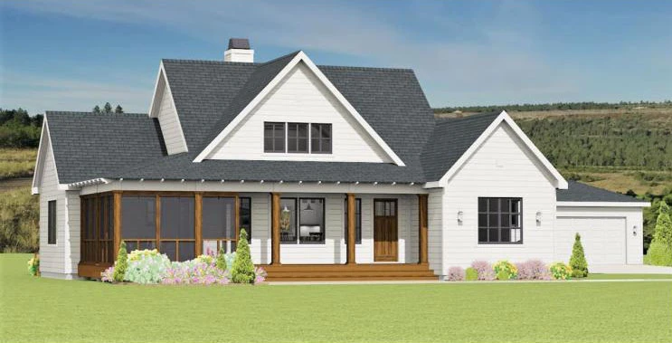 Small Farmhouse Plans - Associated Designs
