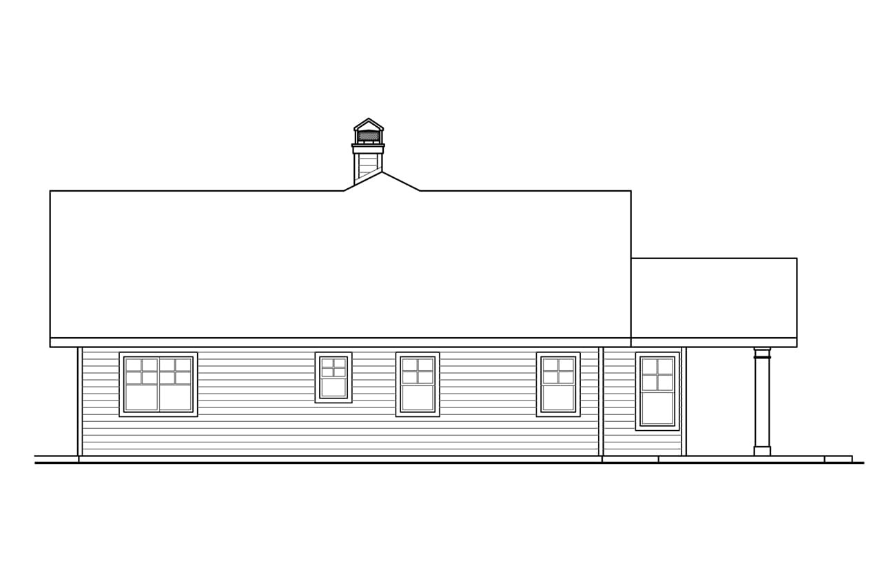 Elk Lake One Story House Plans Ranch Style Homes Associated Designs