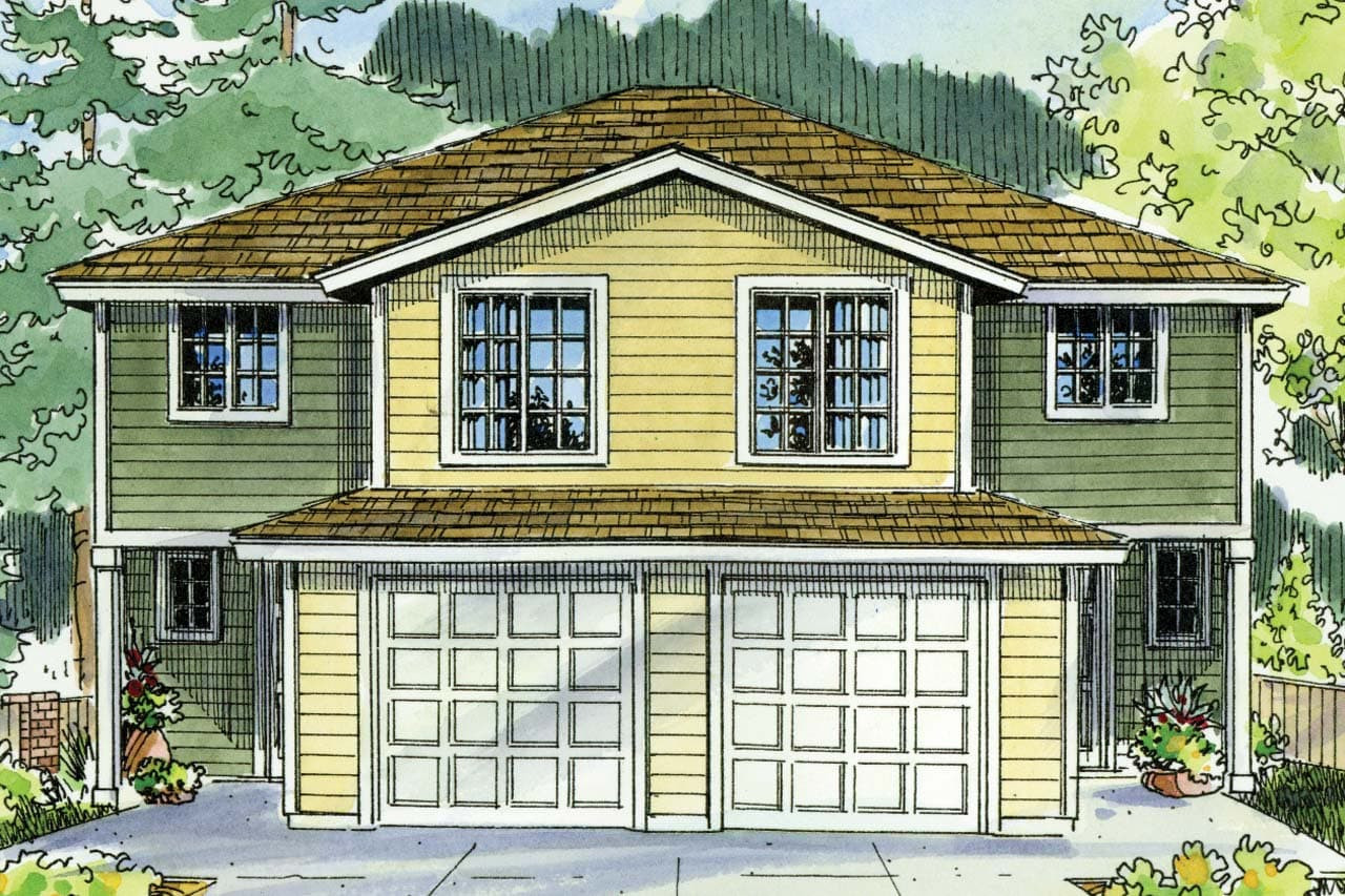 4 Bedroom Duplex Duplex House Plans Duplex Home Associated Designs