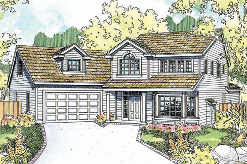Country House Plan - Shaffer - Front Exterior 