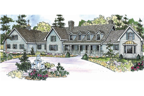 Country House Plan - Brookfield - Front Exterior 