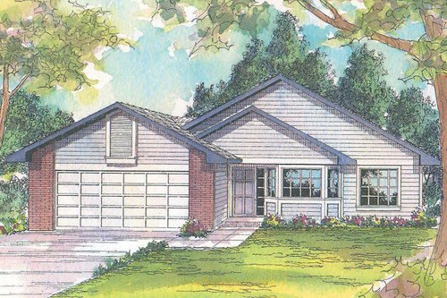 Traditional House Plan - Harney - Front Exterior 
