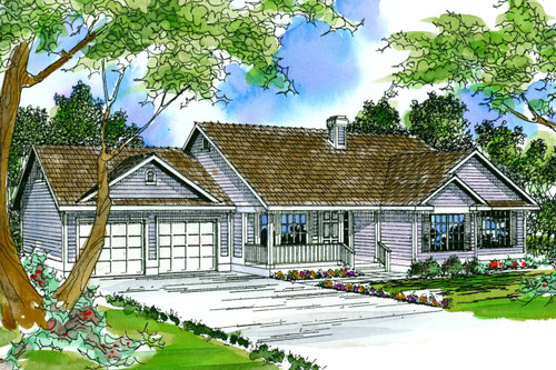 Country House Plan - Marysville - Front Exterior 