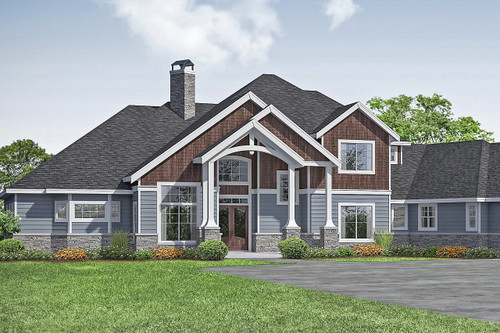 Craftsman House Plan - Concord - Front Exterior 