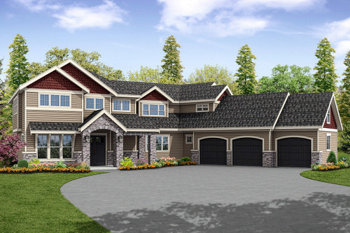 Traditional House Plan - Braircliff - Front Exterior 