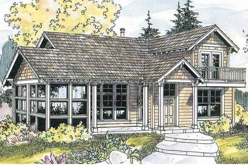 Craftsman House Plan - Northlake - Front Exterior 