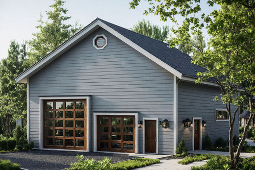Traditional House Plan - Garage w/Storage - Front Exterior 
