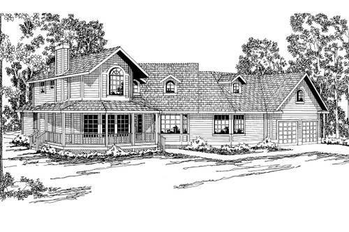 Country House Plan - Hayward - Front Exterior 