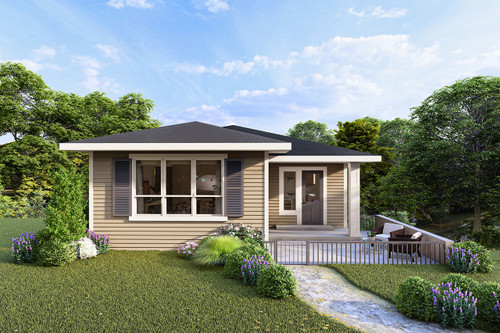 Traditional House Plan - Groveland 2 - Front Exterior 