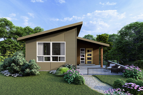 Modern House Plan - Groveland 4 - Front Exterior 