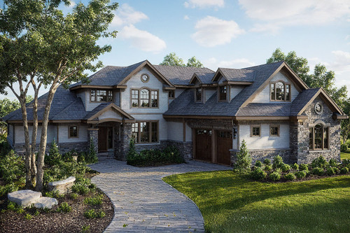 Traditional House Plan - Kittredge - Front Exterior 