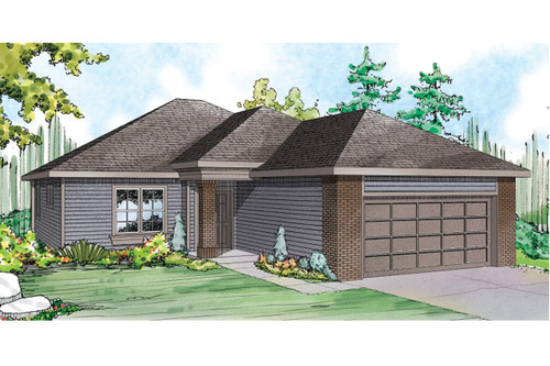 Traditional House Plan - Alden - Front Exterior 