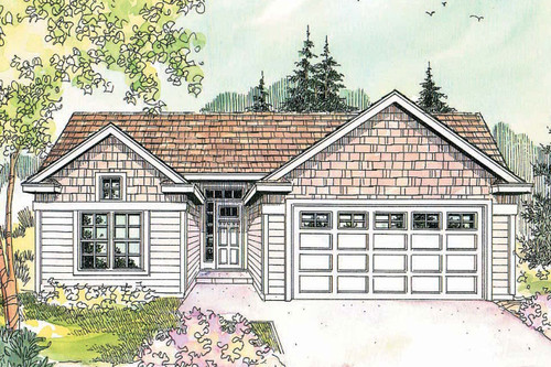 Cottage House Plan - Kayleigh - Front Exterior 