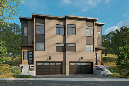 Modern House Plan - Wellington - Front Exterior 