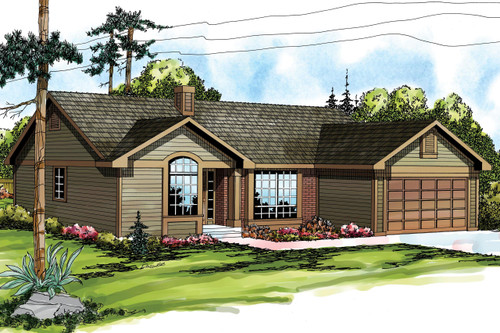 Traditional House Plan - Phoenix - Front Exterior 