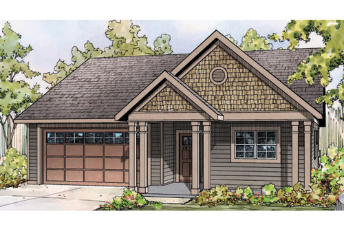 Cottage House Plan - Caspian - Front Exterior 