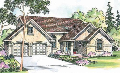 Southwest House Plan - Siena - Front Exterior 