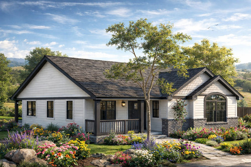 Cottage House Plan - Callaway - Front Exterior 